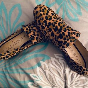 Leopard style flats